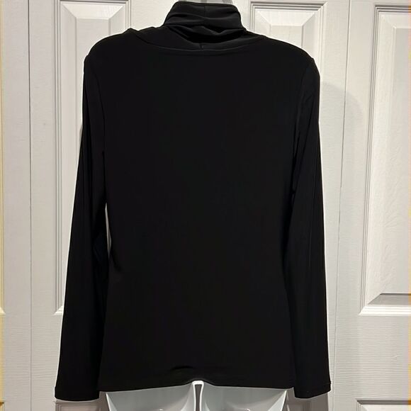 Frank Lyman Black Cowl Neck Top Size 6 NWT - Picture 7 of 11